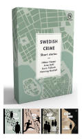 Box with four Swedish Crime Stories