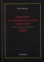 Kommunerna och den specialpedagogiska verksamheten