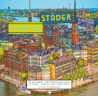 Fantastiska st&auml;der : en m&aring;larbok med h&auml;pnadsv&auml;ckande platser