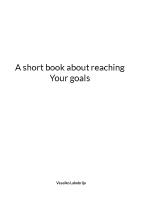 A short book about reaching your goals