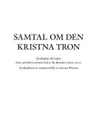 Studieplan till Bo Brander: Jesus min Herre och min Gud