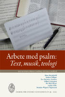 Arbete med psalm - Text, musik, teologi
