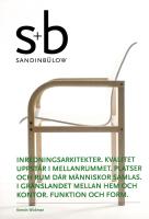 Sandin B&uuml;low : inredningsarkitekter