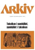 Arkiv. Tidskrift f&ouml;r samh&auml;llsanalys nr 18