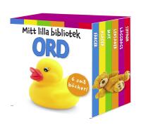 Mitt lilla bibliotek : ord 6 små böcker