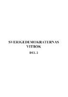 Sverigedemokraternas vitbok (Del 2)