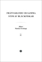 Fr&aring;nvarande ur samma stim av bl&auml;ckfiskar