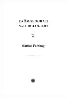 Dr&ouml;mgeografi Naturgeografi