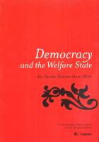 Democracy and the welfare state - the Nordic nations since 1800