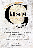 GUSEM 1. Gutilandorum Universitas Scholarium et Magistrorum : tidskrift f&ouml;r H&ouml;gskolan p&aring; Gotlands historiska f&ouml;rening