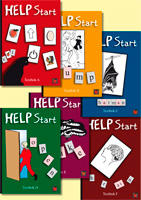 HELP Start Textb&ouml;cker A-F 6 olika