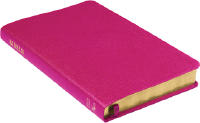 Svenska Folkbibeln 2015, slimline, rosa skinnimitation