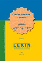 Svensk-arabiskt lexikon
