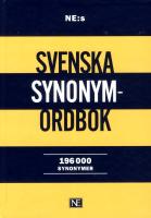 NE:s svenska synonymordbok