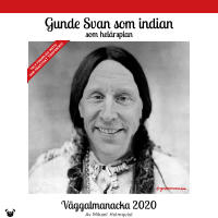 Gunde Svan som indian - som hel&aring;rsplan