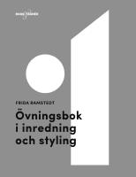 &Ouml;vningsbok i inredning och styling