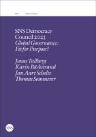 SNS Democracy  Council 2023 Global Governance:  Fit for Purpose?