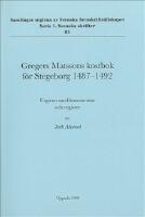 Gregers Matssons kostbok för Stegeborg 1487-1492