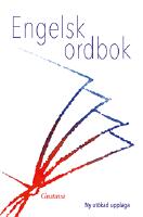 Engelsk ordbok
