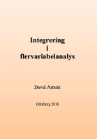 Integrering i flervariabelanalys