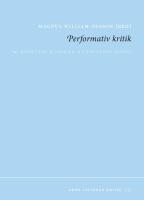 Performativ kritik