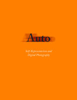 Auto : self-representation and digital photography