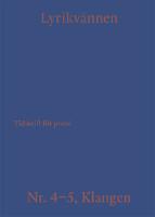 Lyrikv&auml;nnen 4&ndash;5(2024)