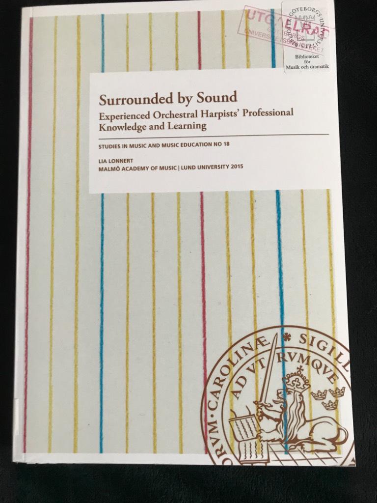 Surrounded by Sound. Experienced Orchestral Harpists&rsquo; Professional Knowledge and Learning [Elektronisk resurs]