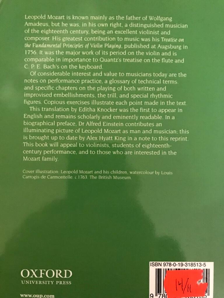 A treatise on the fundamental principles of violin playing