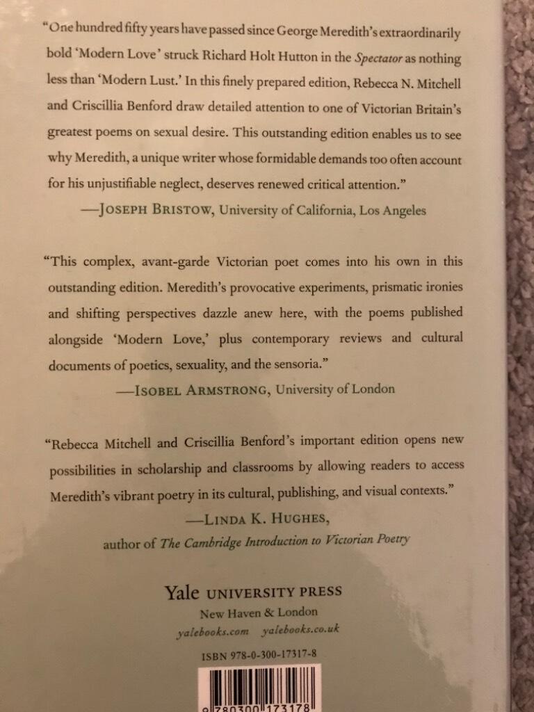 Modern love and Poems of the English roadside, with poems and ballads