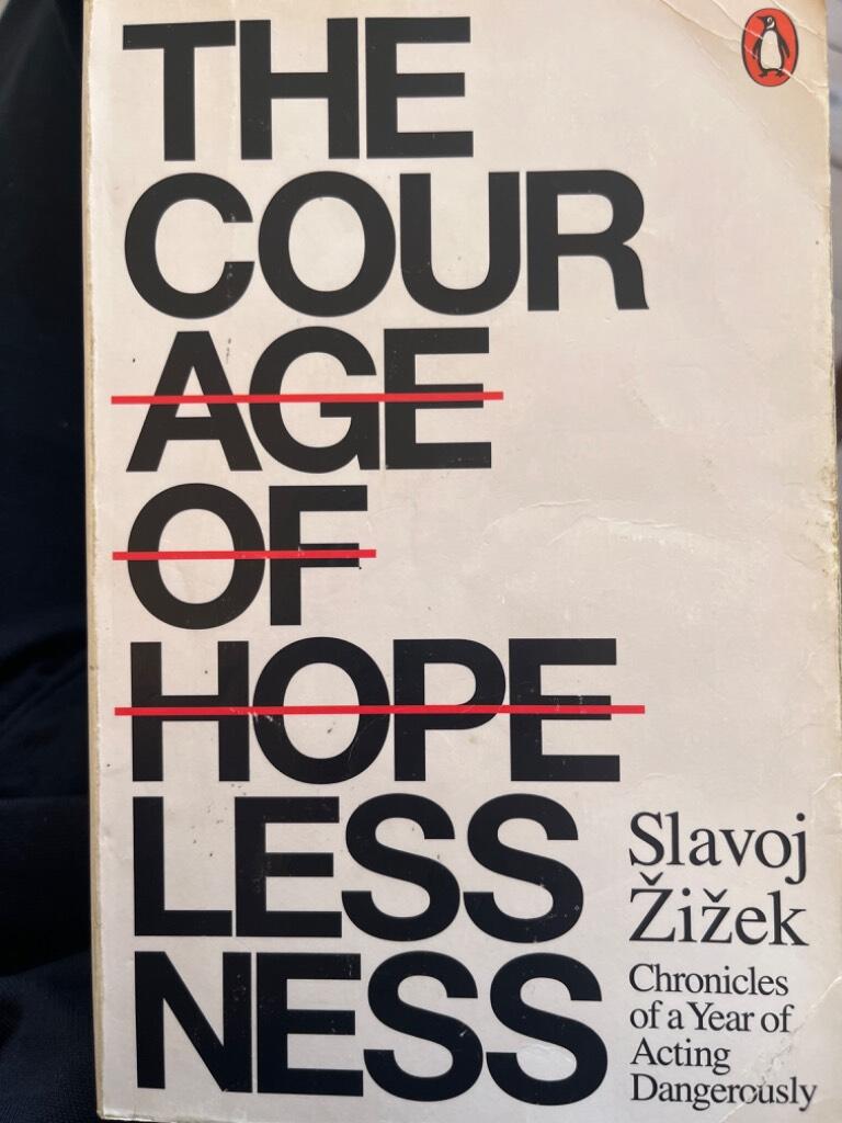 The courage of hopelessness - chronicles of a year of acting dangerously