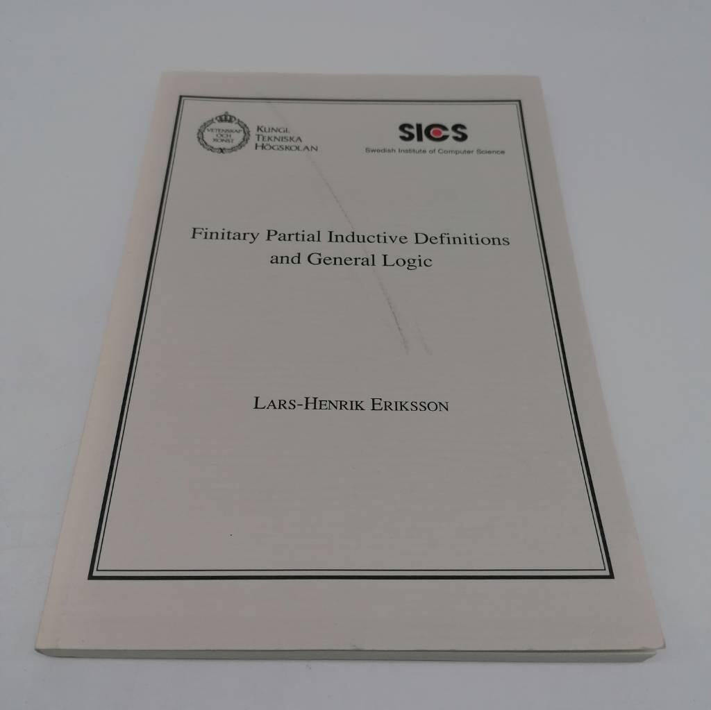 Finitary partial inductive definitions and general logic