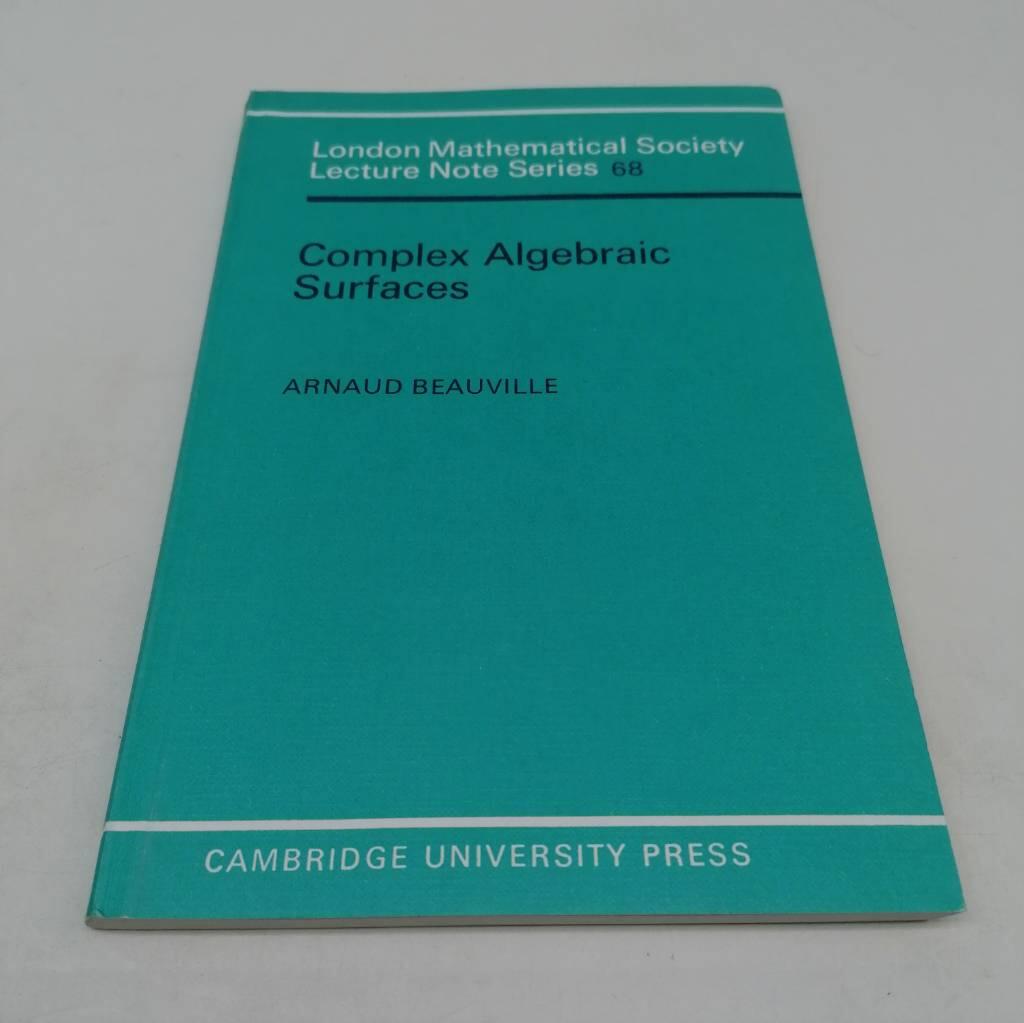 Complex algebraic surfaces