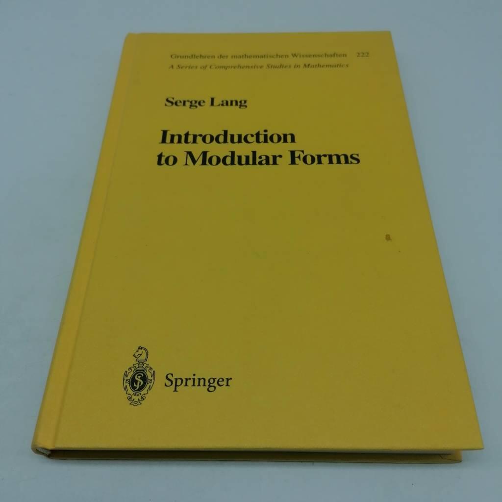 Introduction to modular forms