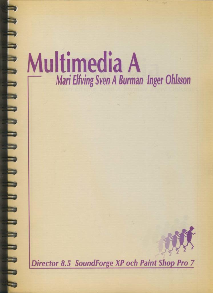 Multimedia. Director 8.5, Sound Forge XP and Paint Shop Pro 7