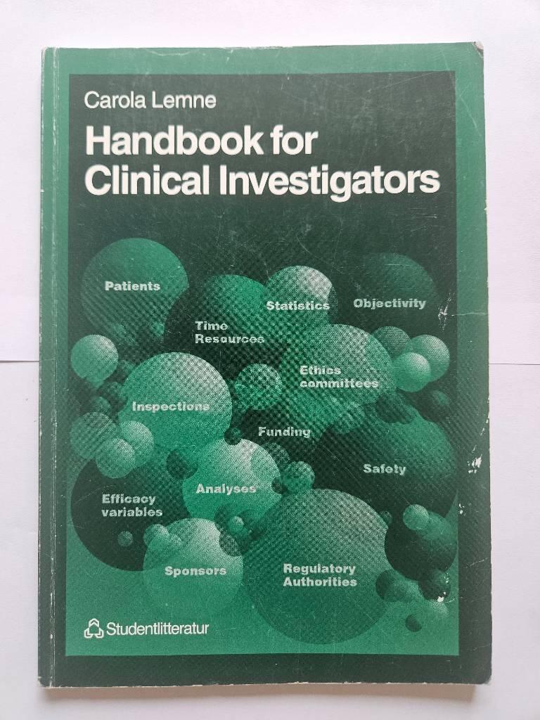 Handbook for clinical investigators