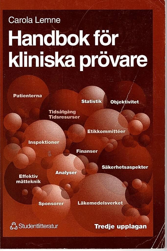 Handbok f&ouml;r kliniska pr&ouml;vare