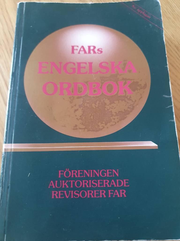 FARs engelska ordbok - svensk/engelsk, engelsk/svensk