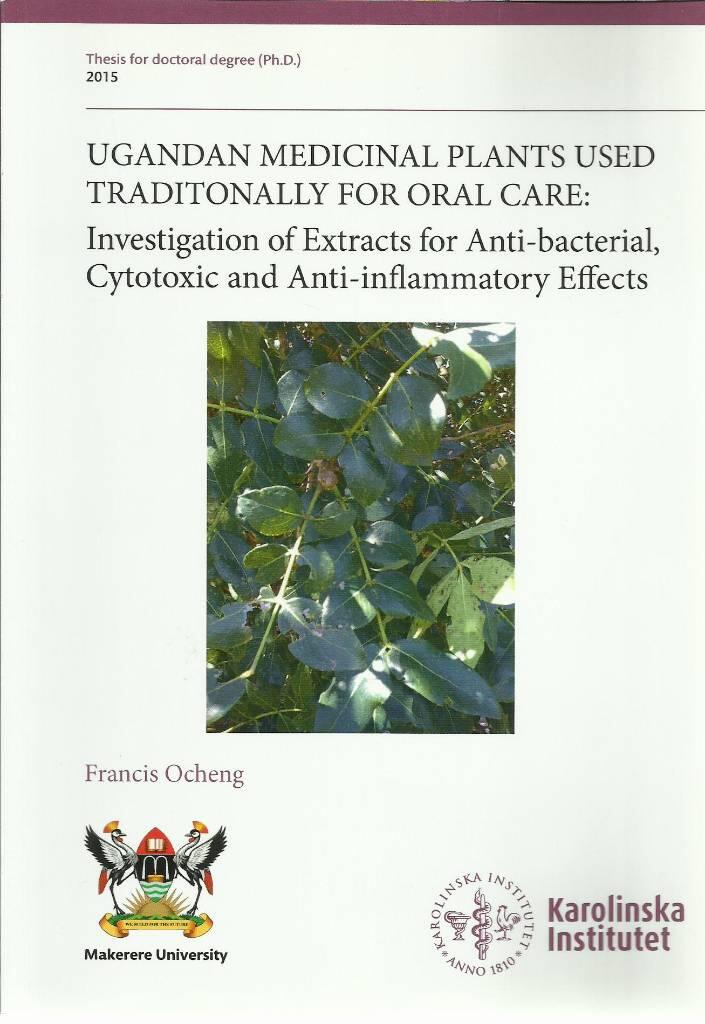 Ugandan medicinal plants used traditionally for oral care