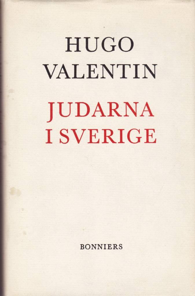 Judarna i Sverige | Hugo Valentin | 398 SEK