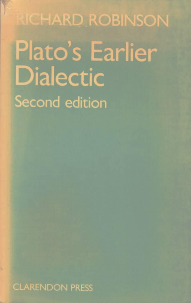 Plato's earlier dialectic