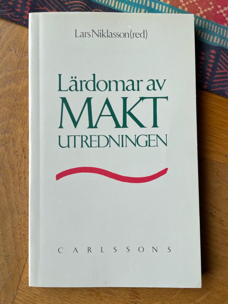 L&auml;rdomar av maktutredningen