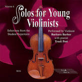 Suzuki solos for young violinist cd 6