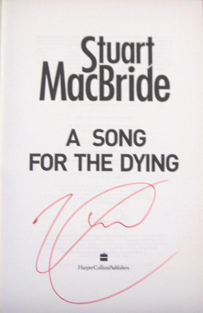 A song for the dying