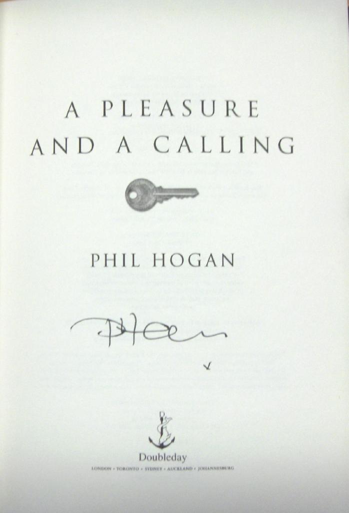 A pleasure and a calling