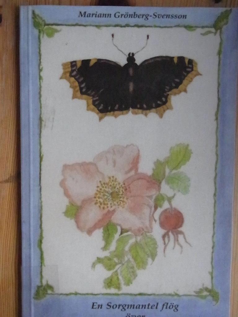 En sorgmantel fl&ouml;g &ouml;ver Linn&eacute;tr&auml;dg&aring;rden