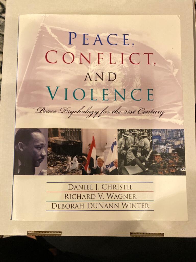 Peace, conflict, and violence