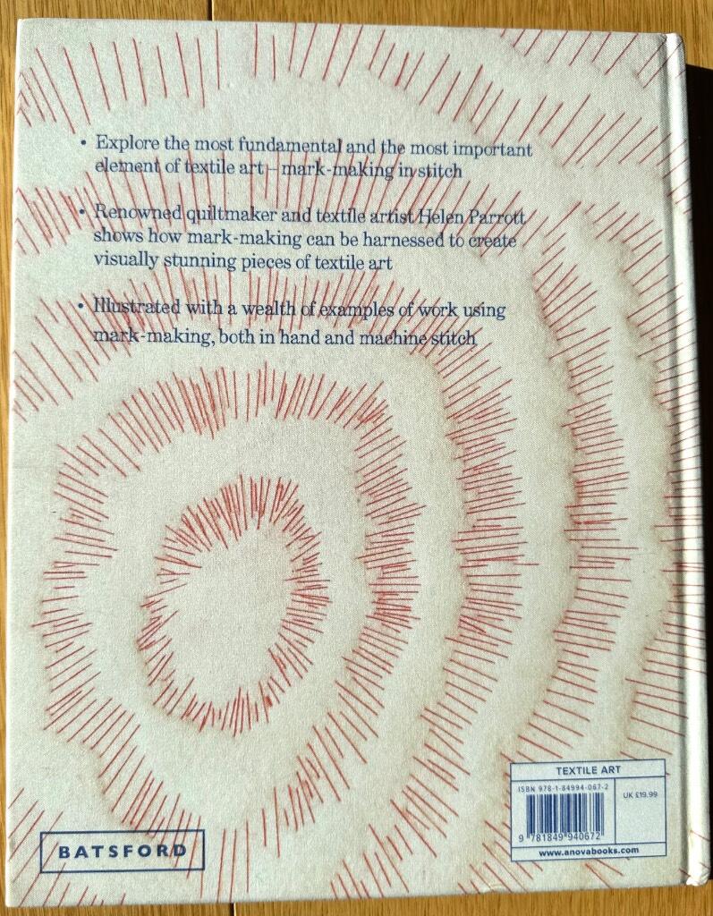 Mark-making in textile art - techniques for hand and machine stitching