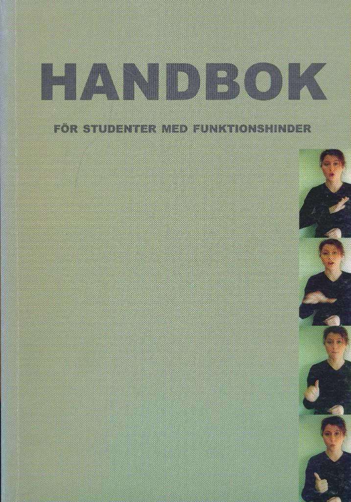 Handbok f&ouml;r studenter med funktionshinder
