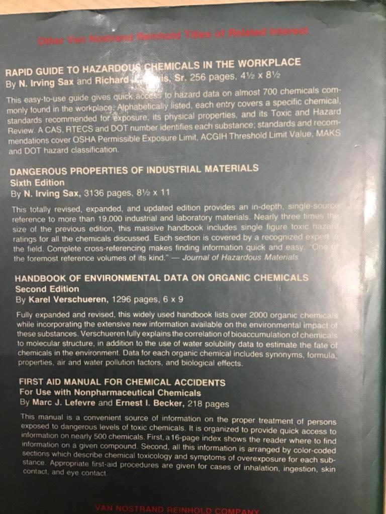 Hawley's condensed chemical dictionary